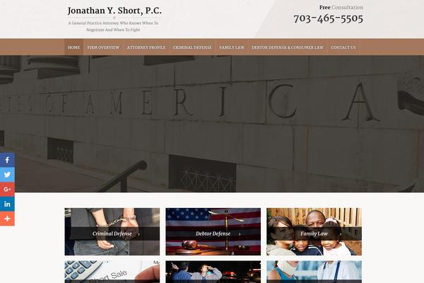 Lawyer theme site design template sample