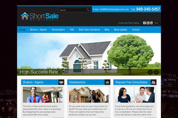 shortsale theme websites examples