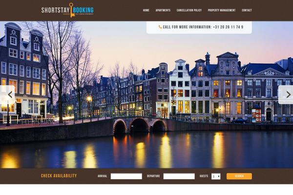 shortstay-amsterdam.com site used Shortstay