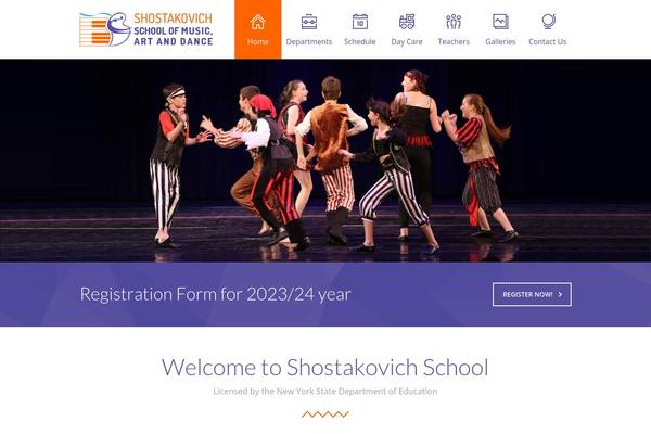 shostakovichschool.com site used Fable