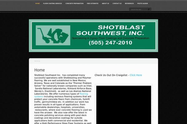 WordPress website example screenshot