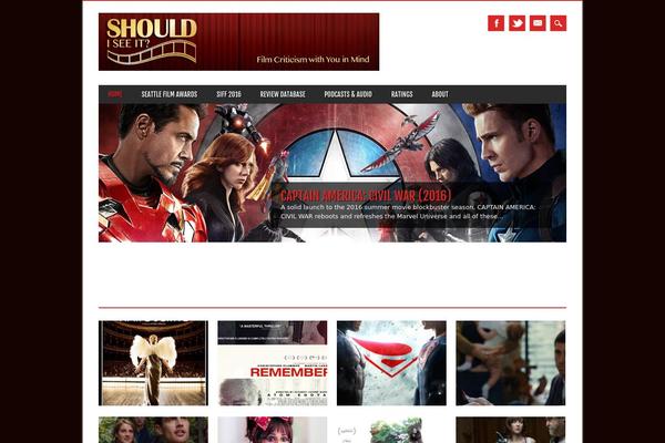 Magazino theme site design template sample