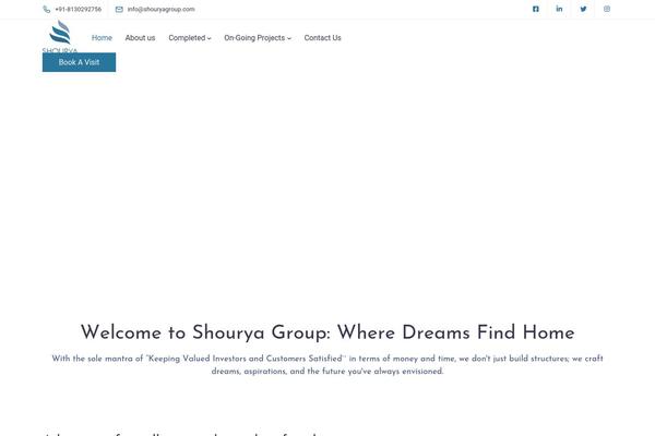 shouryagroup.com site used Shouryagroup
