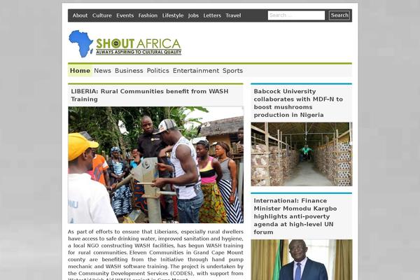 shout-africa.com site used Shoutafrica