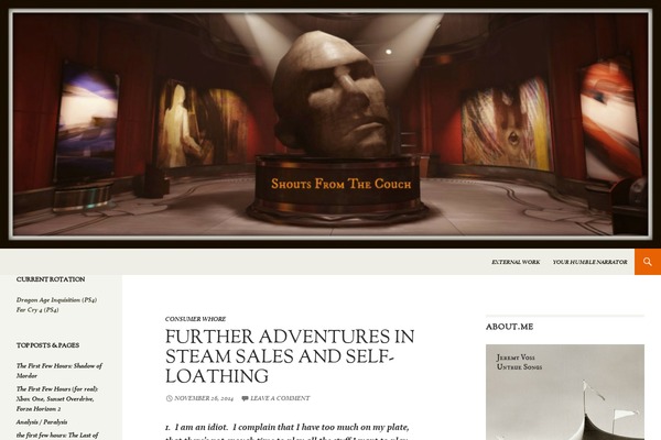 WordPress website example screenshot