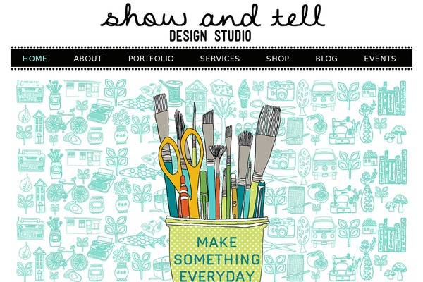showandtelldesignstudio.com site used Show-and-tell