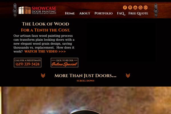 WordPress website example screenshot