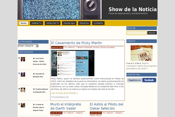 Site using Featured-post-with-thumbnail plugin