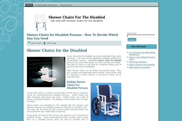 WordPress website example screenshot