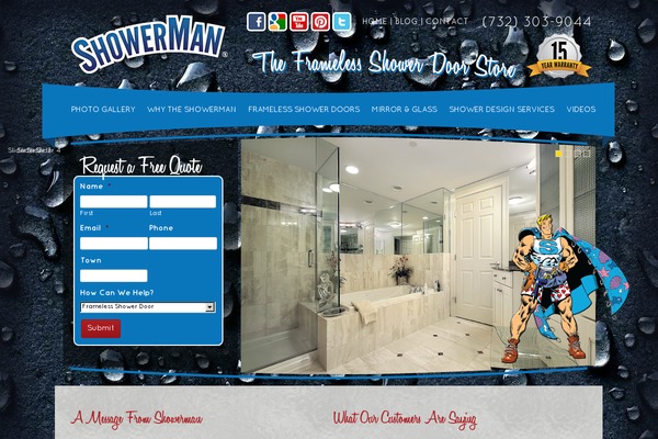 showerman.com site used Showerman