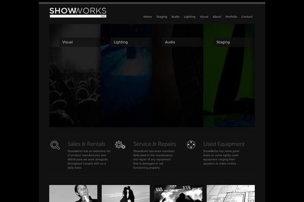 showworks.ca site used Echoes-packed