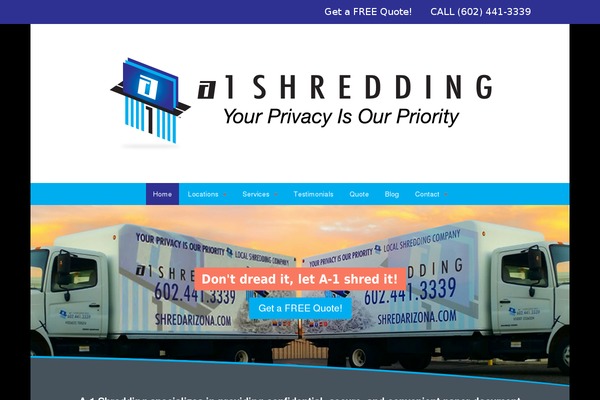 shredarizona.com site used Netstrap-parent