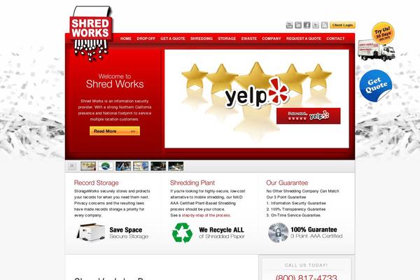 shredworks.com site used Shredworks