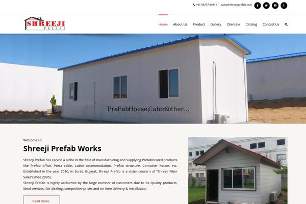 WordPress website example screenshot