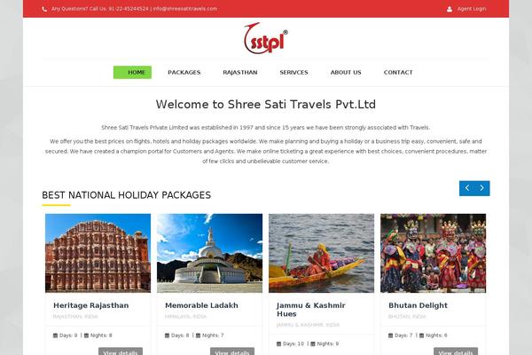shreesatitravels.com site used Trendy Travel
