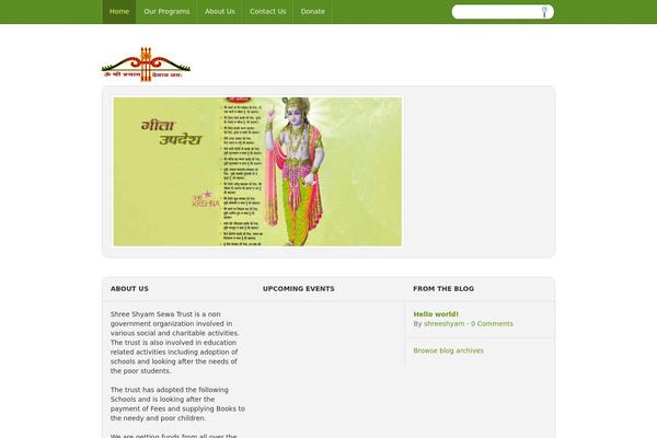 Simple-non-profit-theme theme site design template sample