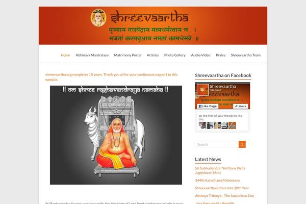 Spacious theme site design template sample