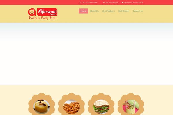 shriagarwaalsweets.com site used Sweet-shops-in-erode