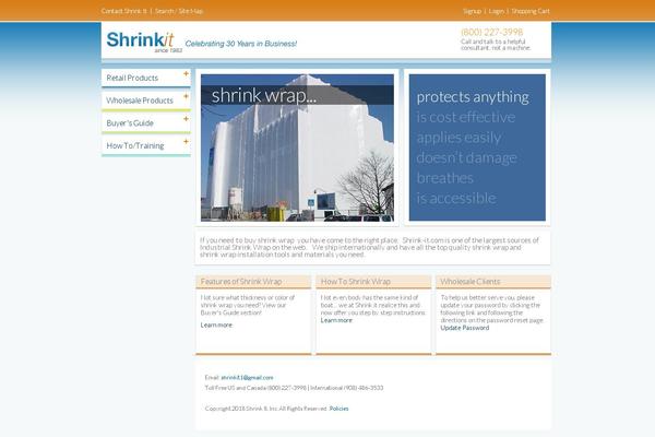 shrinkit-inc.com site used Shrinkit
