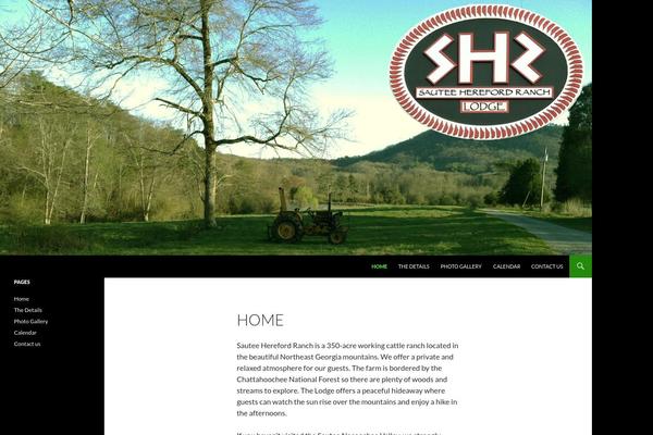 Twenty Fourteen theme site design template sample