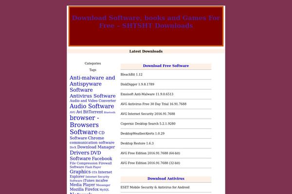WordPress website example screenshot