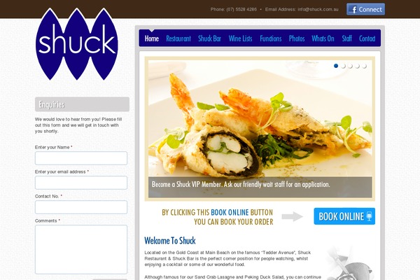 shuck.com.au site used Shuck