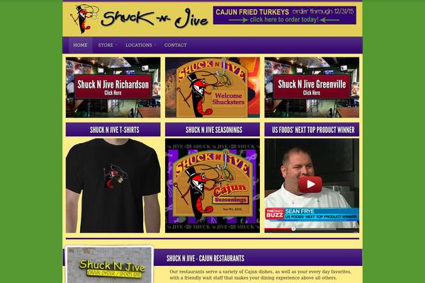 shucknjive.com site used Diner
