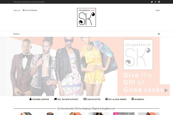 Sk theme site design template sample