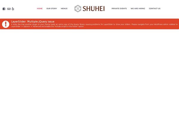 shuheirestaurant.com site used Sushico-child