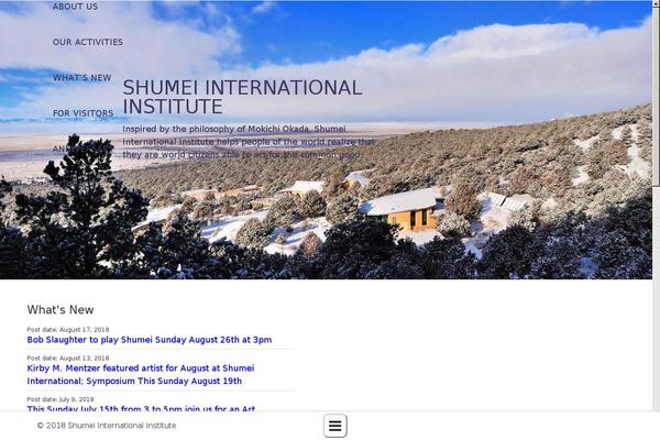 shumeicrestone.org site used Sii
