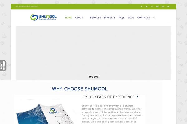Euxino theme site design template sample