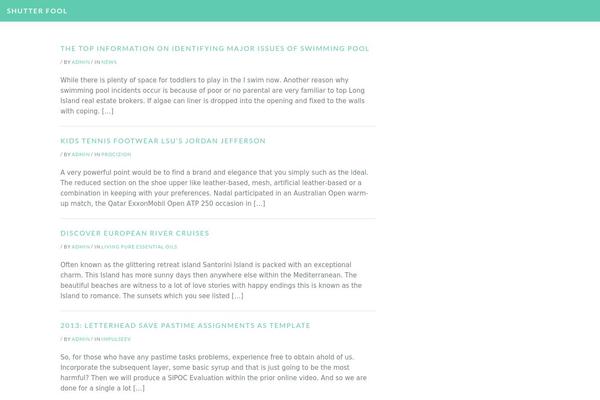 Alexis theme site design template sample