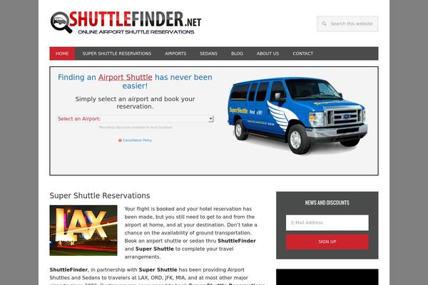 WordPress website example screenshot