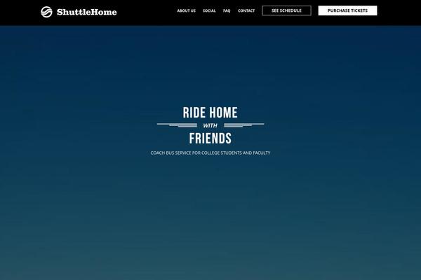 shuttlehome.com site used Bus-tickets
