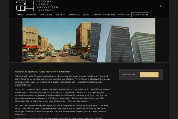 Enfold theme site design template sample