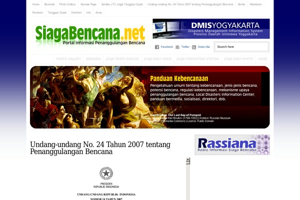 siagabencana.net site used Myparagrams