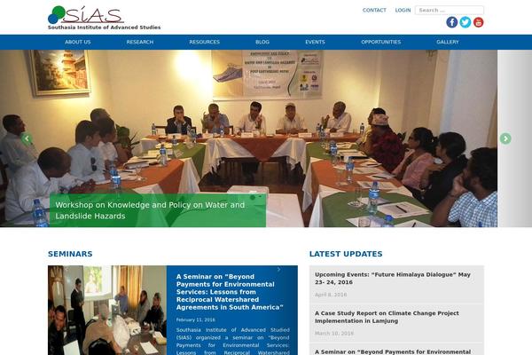 sias-southasia.org site used Sias