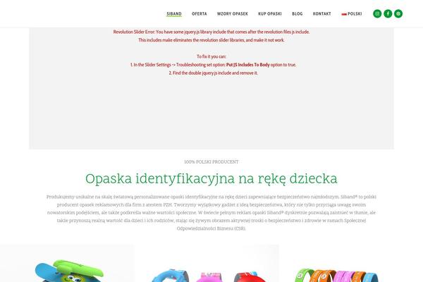 Site using Autoptimize plugin