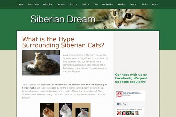 siberian-cats.ca site used Going Green Pro