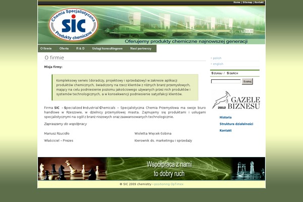 sic.net.pl site used Rise