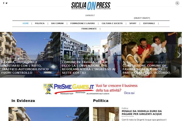 siciliaonpress.com site used Siciliaonpress