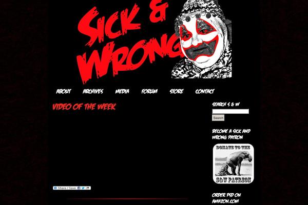 sickandwrongpodcast.com site used Sickandwrong