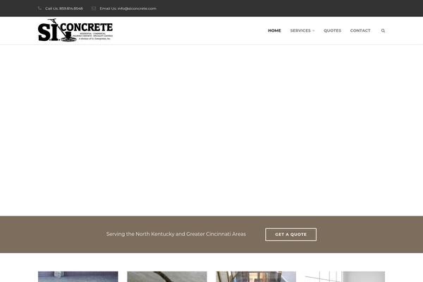 Construct theme site design template sample