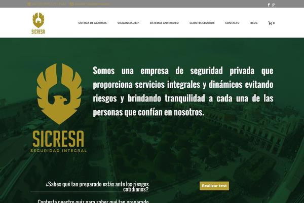 WordPress website example screenshot