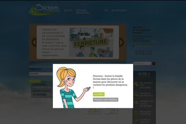 sictom-morestel.com site used Noe Starter