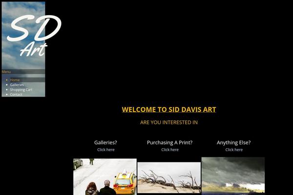 Portfolio-gallery theme site design template sample