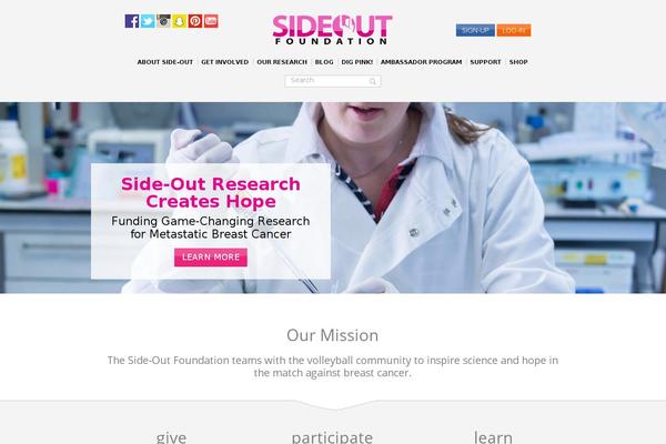 side-out.org site used Sideoutv2