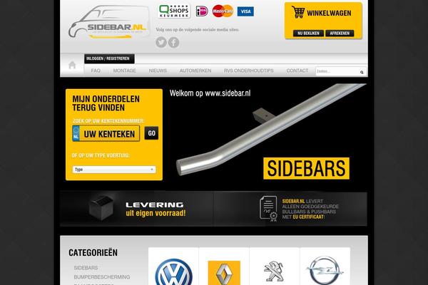 sidebar.nl site used Sidebar