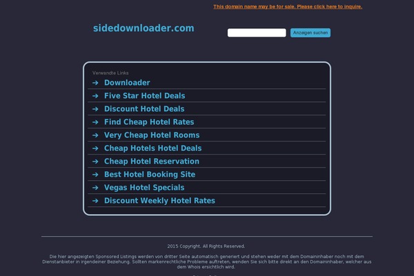 sidedownloader.com site used Eureka
