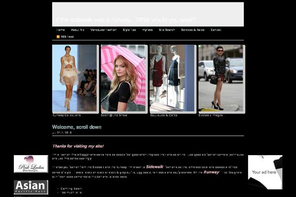 sidewalkrunway.com site used Sidewalk-runway